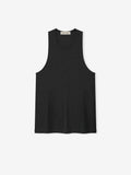 Black tank top on a white background