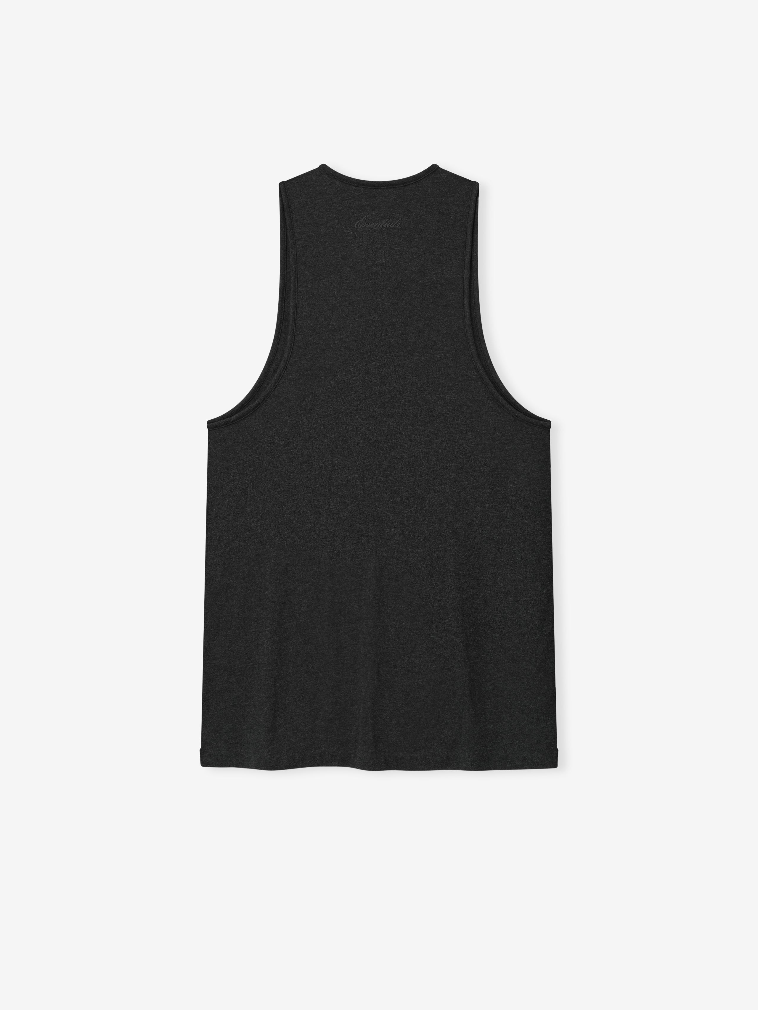 Black tank top on a white background