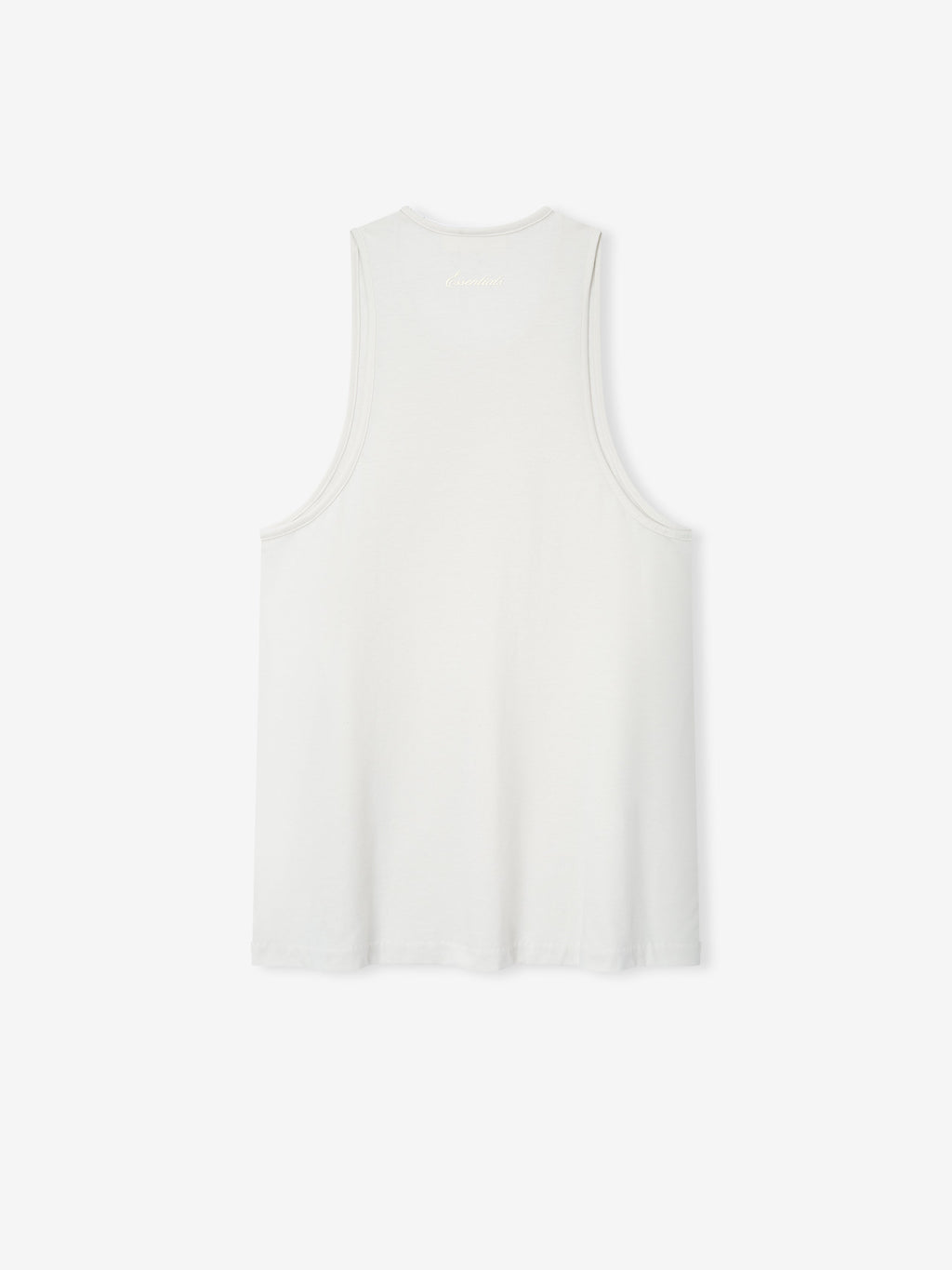 White tank top on a white background