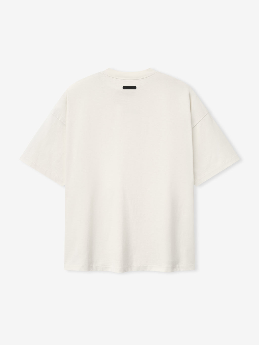 White t-shirt on a white background