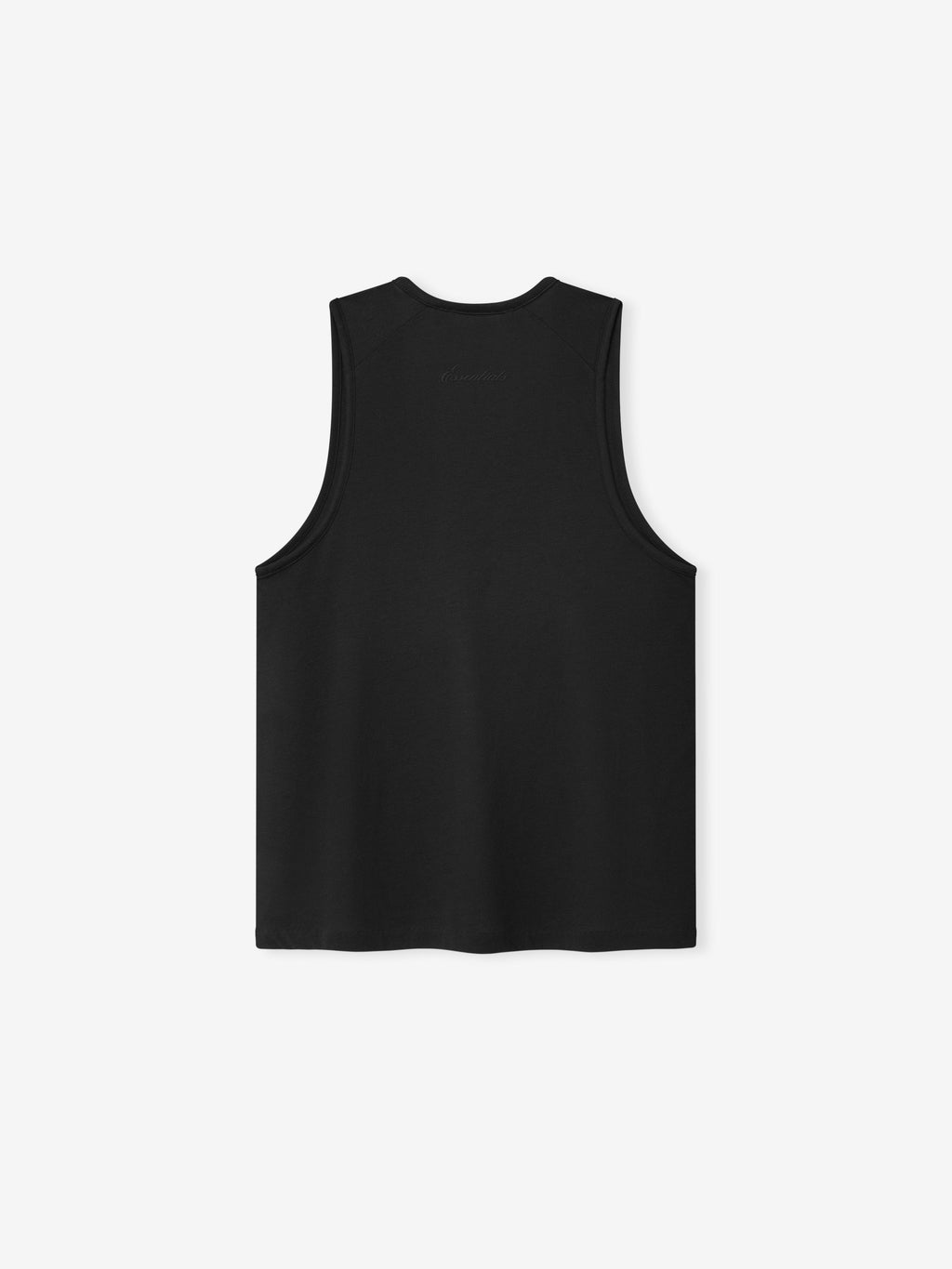 Black tank top on a white background