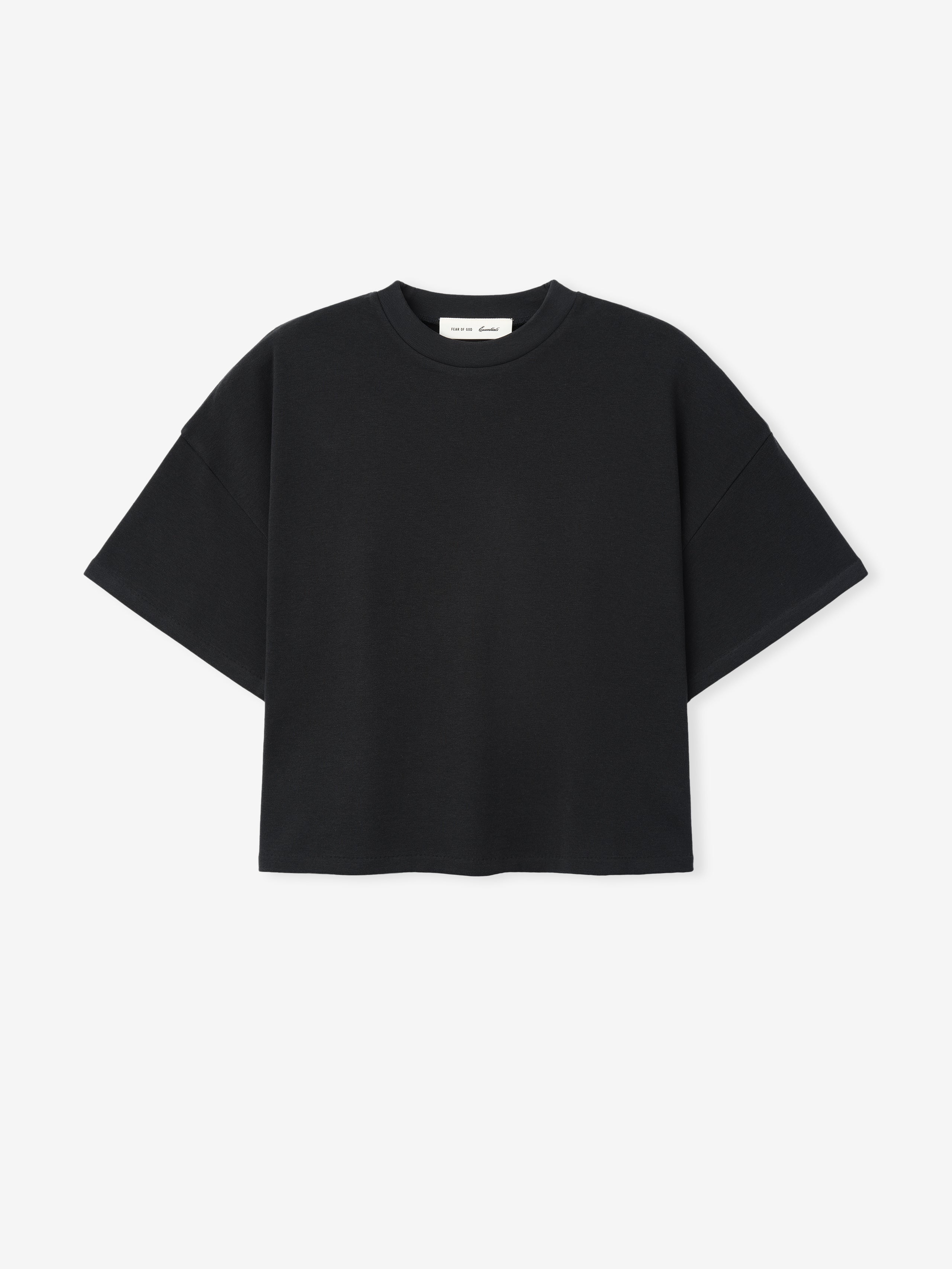 Black tee on a white background