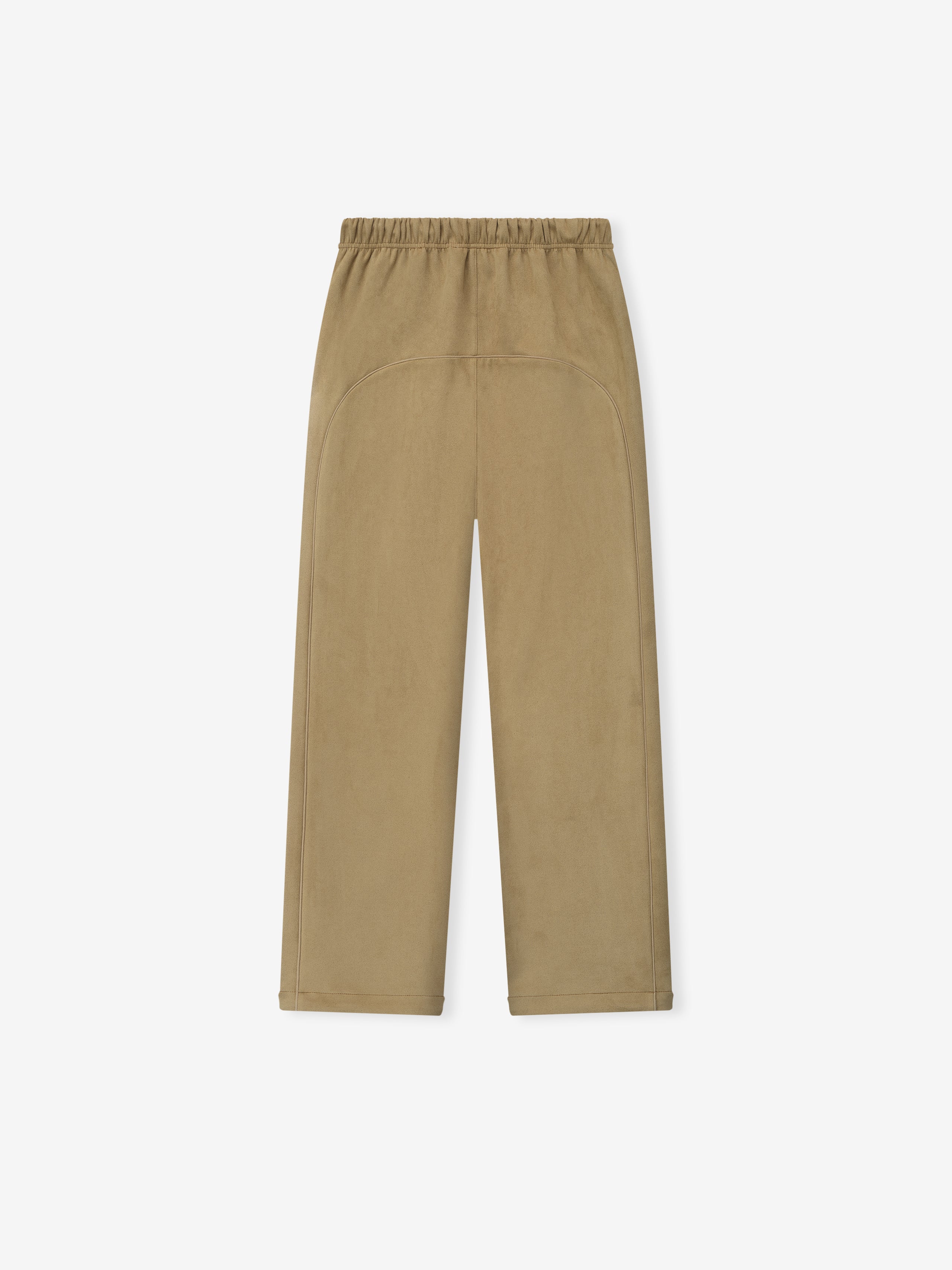 Beige pants on a white background