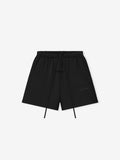 Black shorts on a light gray background