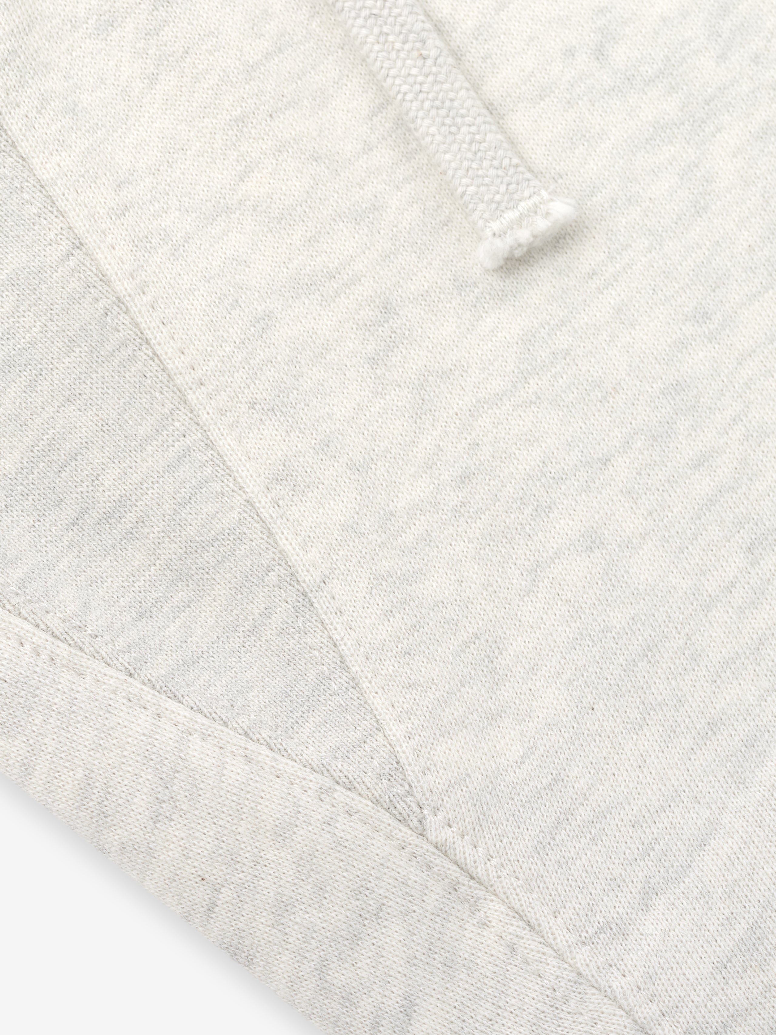 Close-up of a textured white fabric