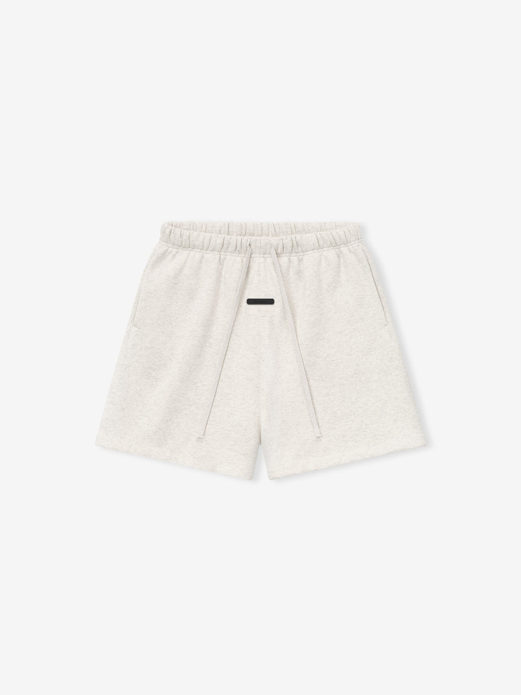 White shorts on a white background