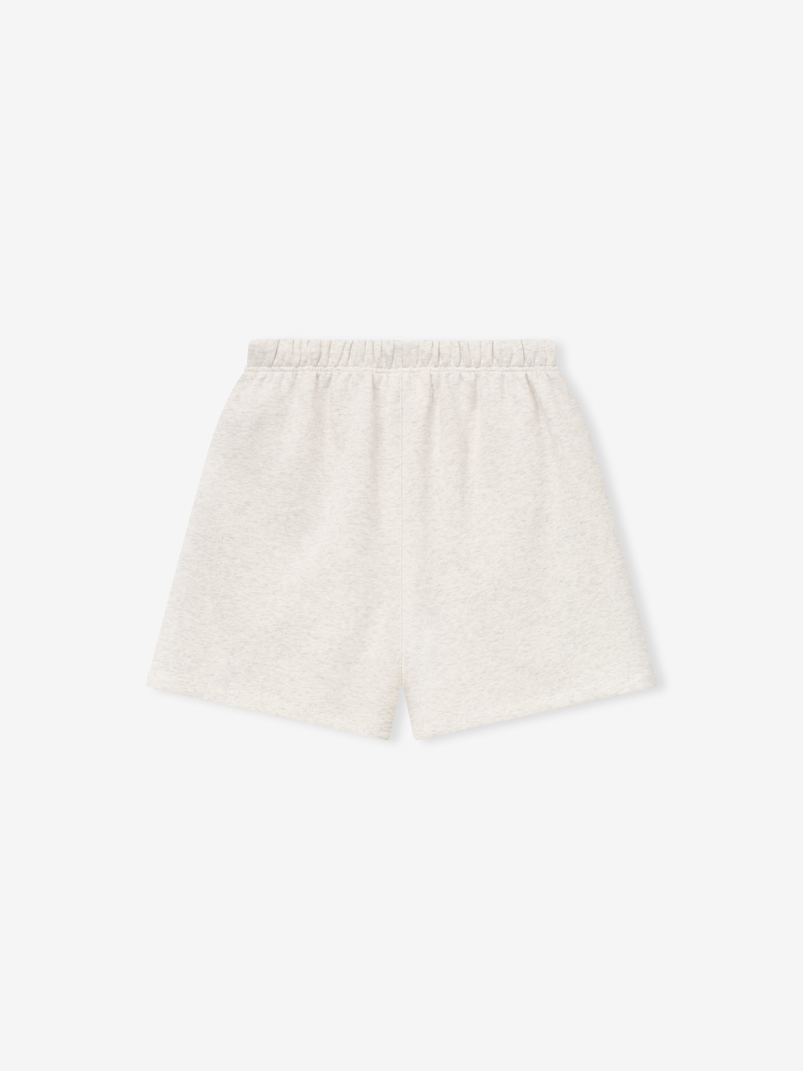 White shorts on a white background