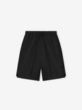 Black shorts on a white background