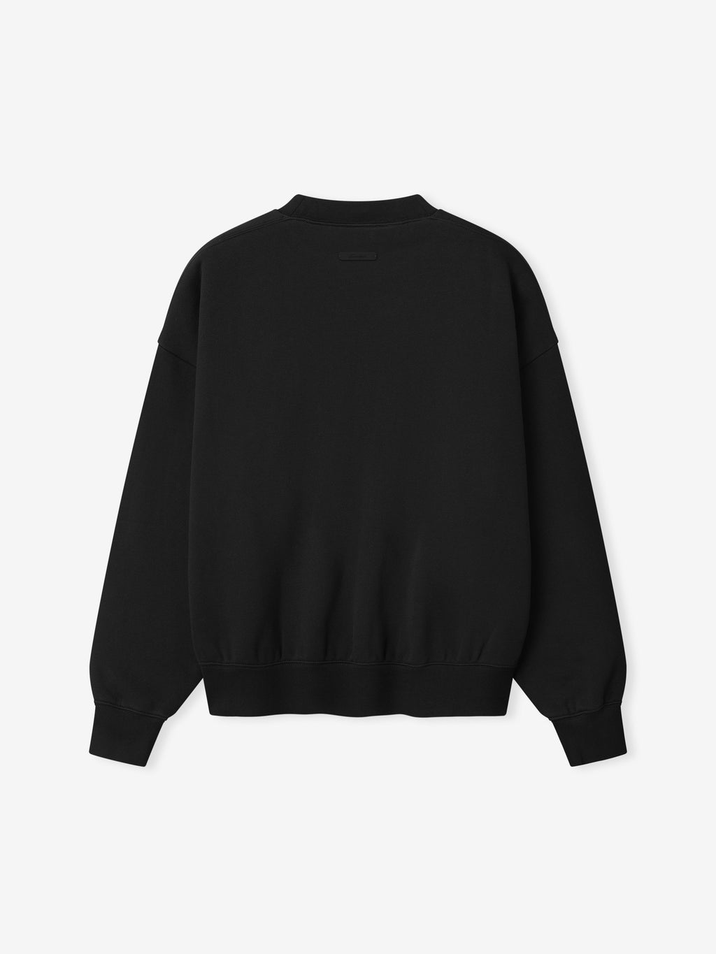Black sweater on a white background
