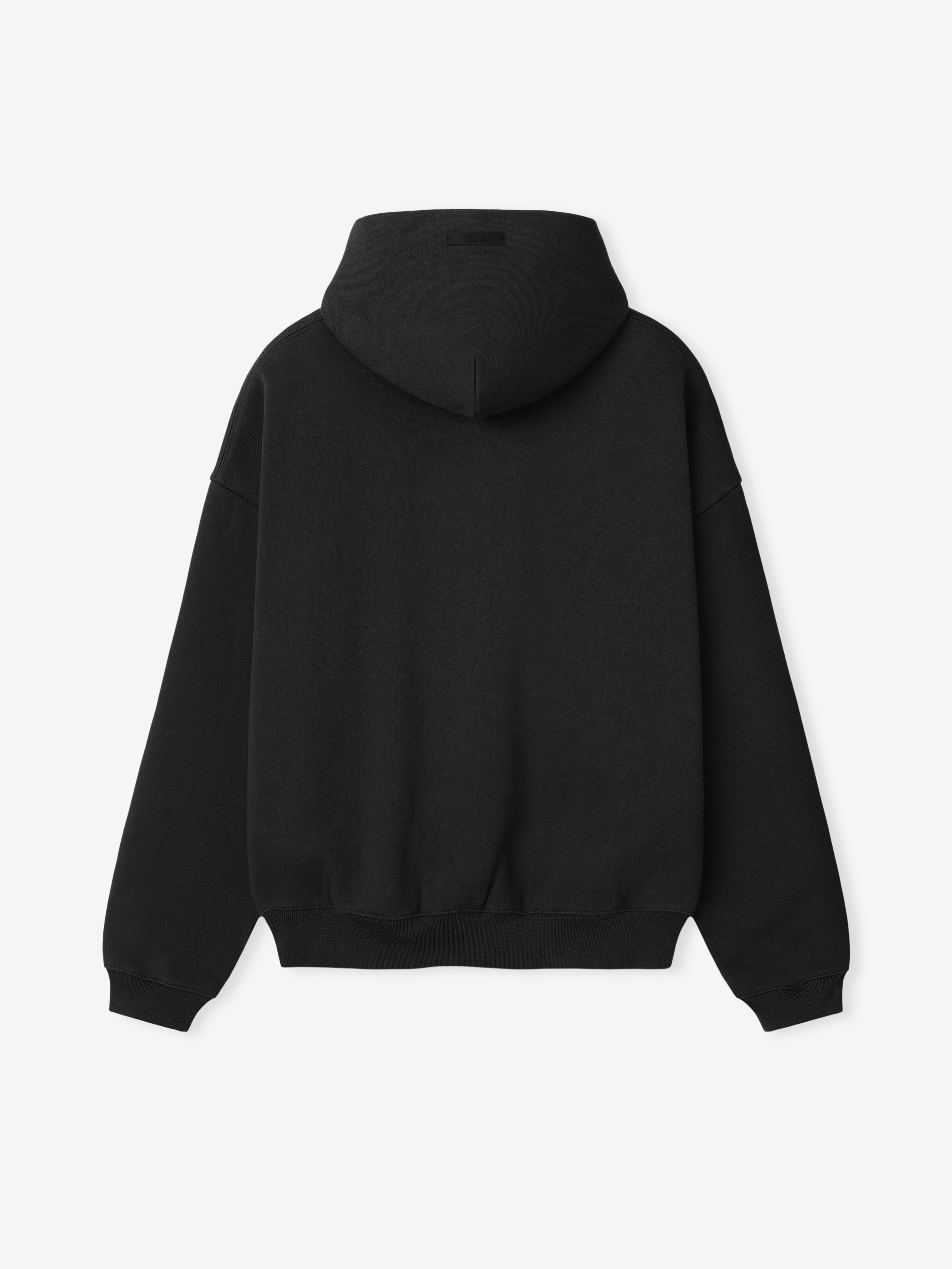 Black hoodie on a white background
