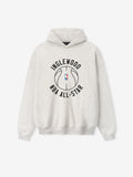 light gray heavyweight hoodie with INGLEWOOD NBA ALL-STAR text encircling outlined basketball and NBA logo on front center