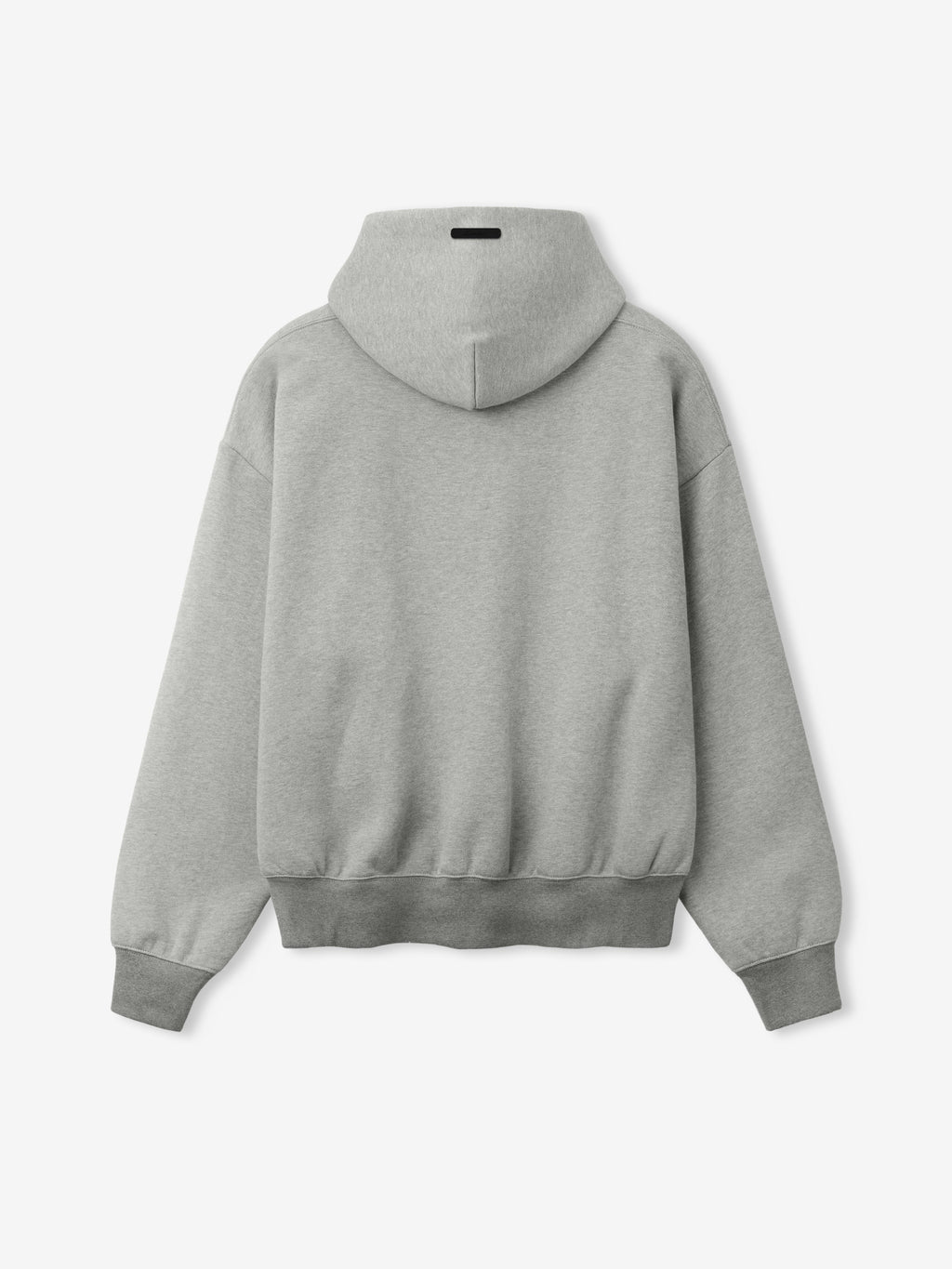 Gray hoodie on a white background