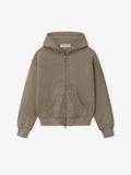 Brown hoodie on a white background