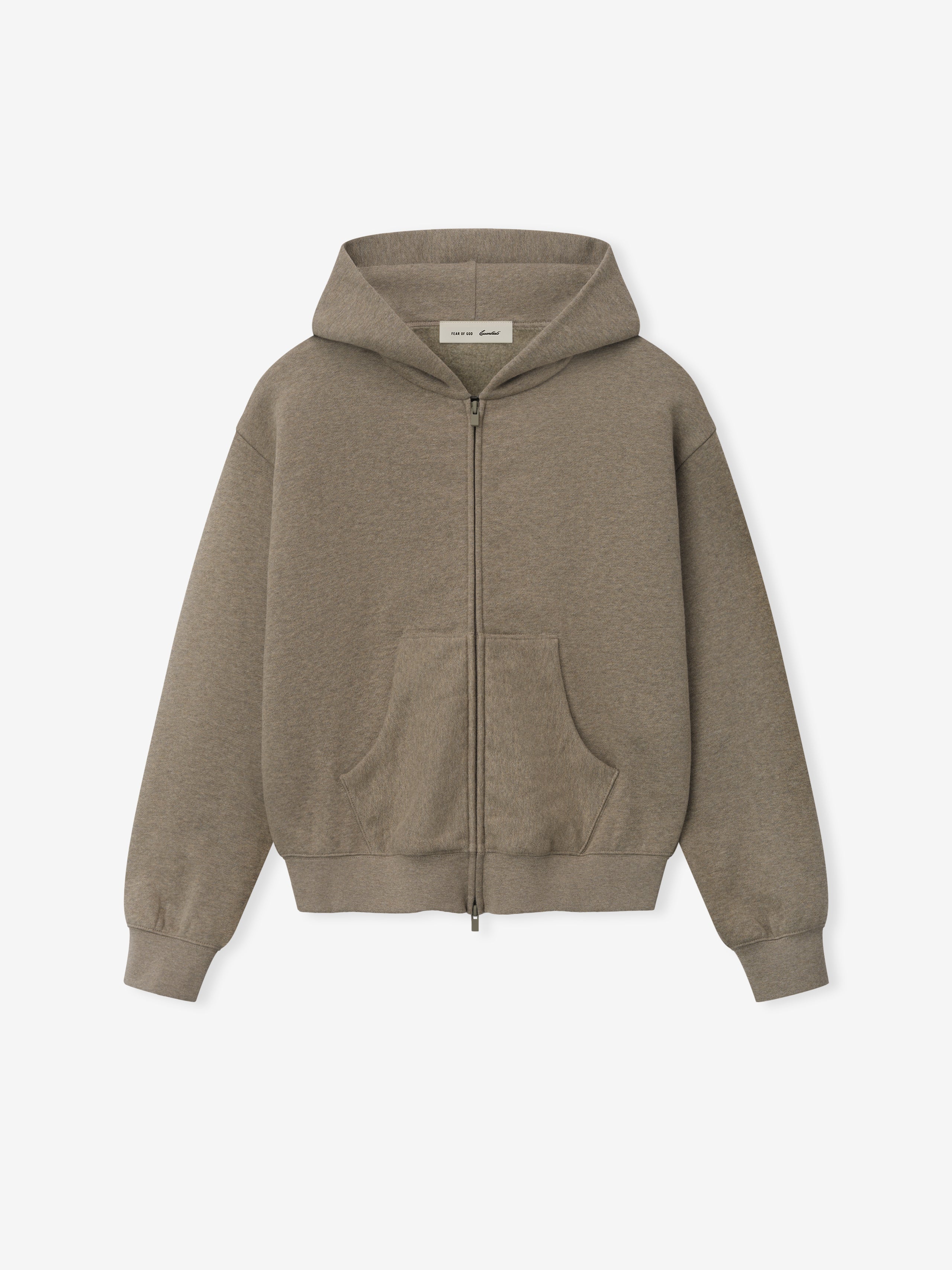 Brown hoodie on a white background