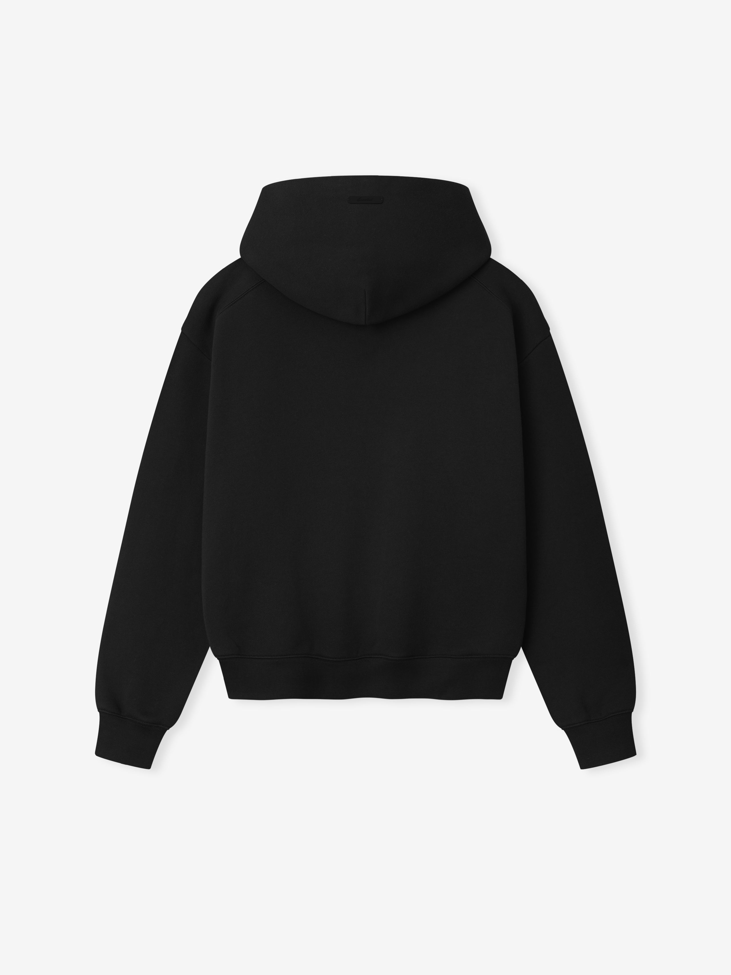 Black hoodie on a white background