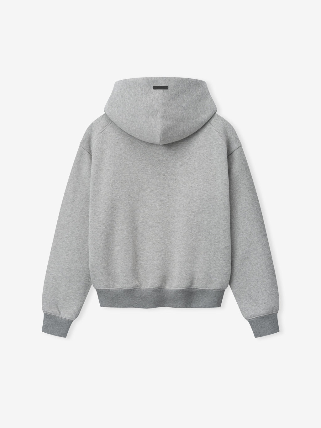 Gray hoodie on a white background