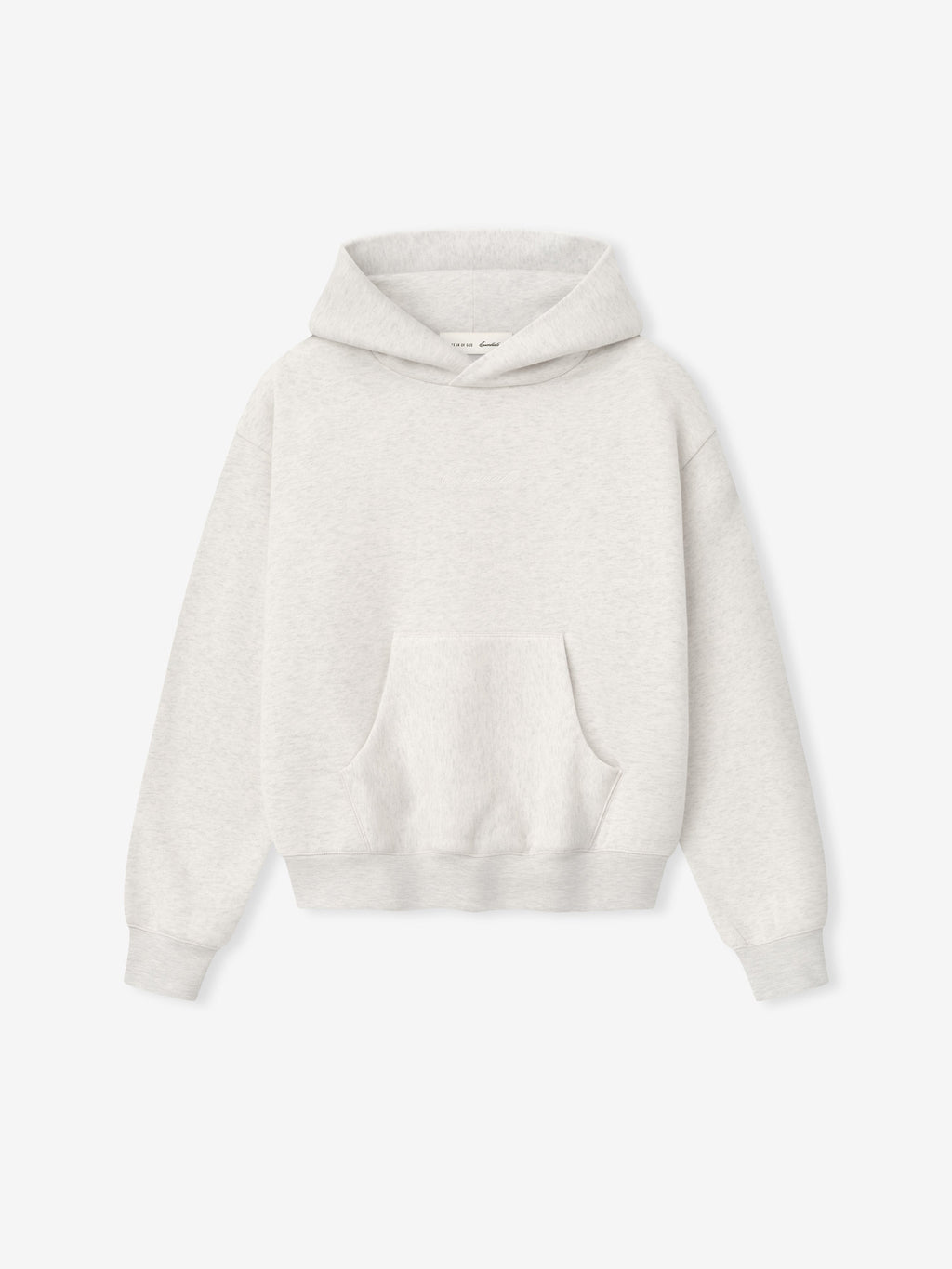 White hoodie on a white background