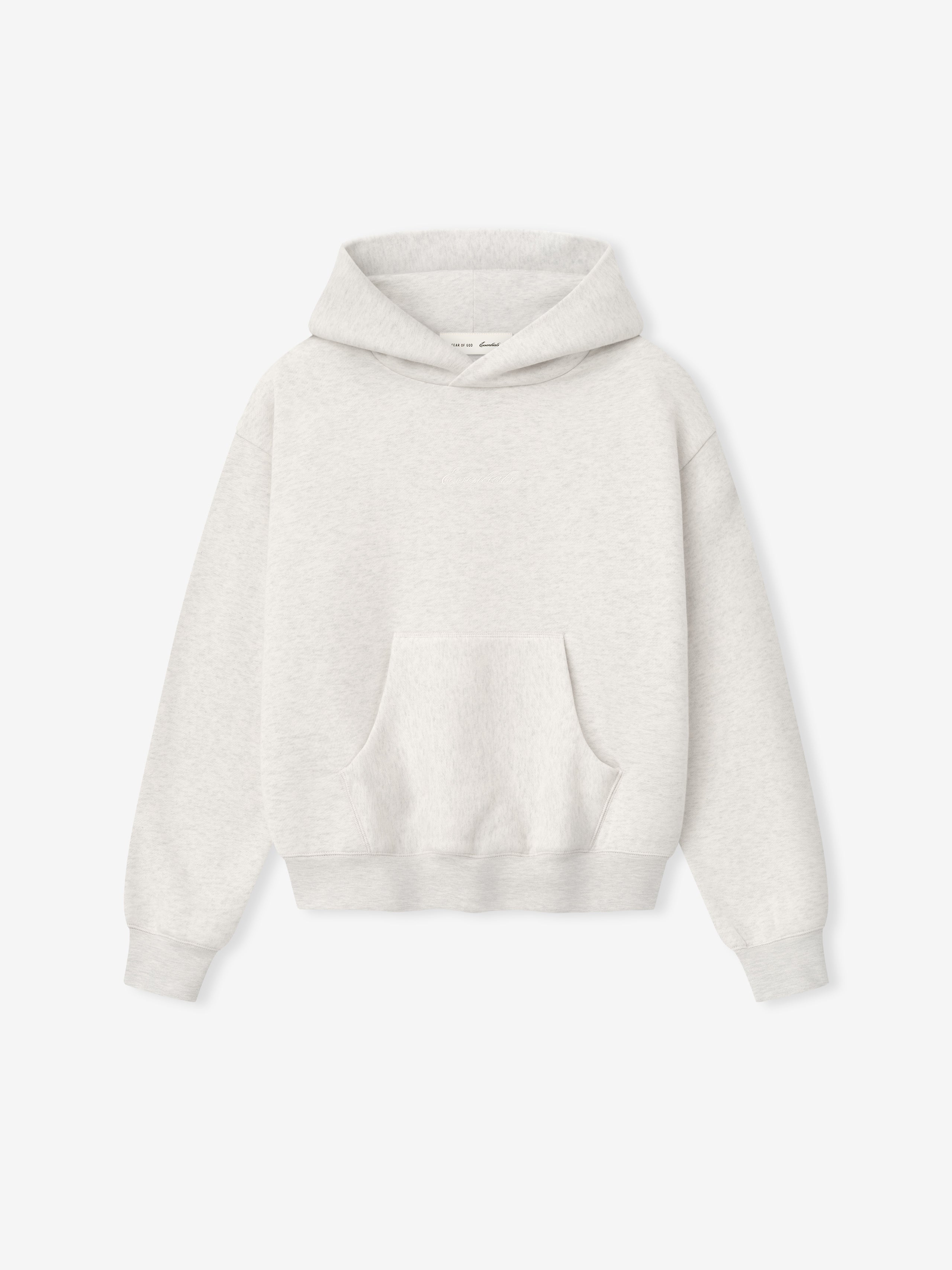 White hoodie on a white background