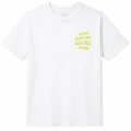 ASSC YELLOW BANDED TEE WHITE