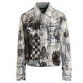 AMIRI X WES LANG SKETCH DENIM JACKET