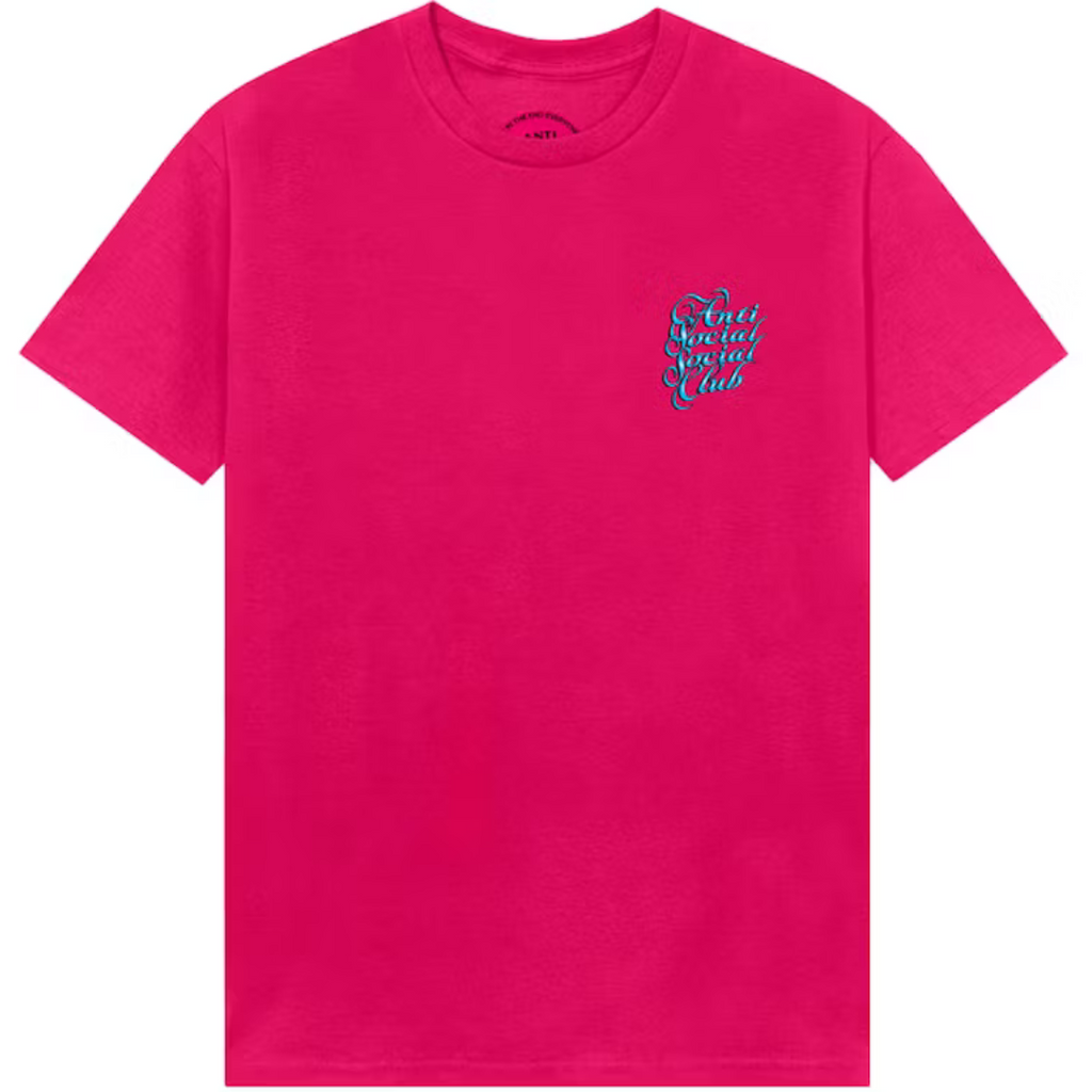 Anti Social Social Club Eyelash Tee Pink
