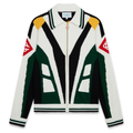 CASABLANCA CASA RACING CLUB KNITTED JACKET