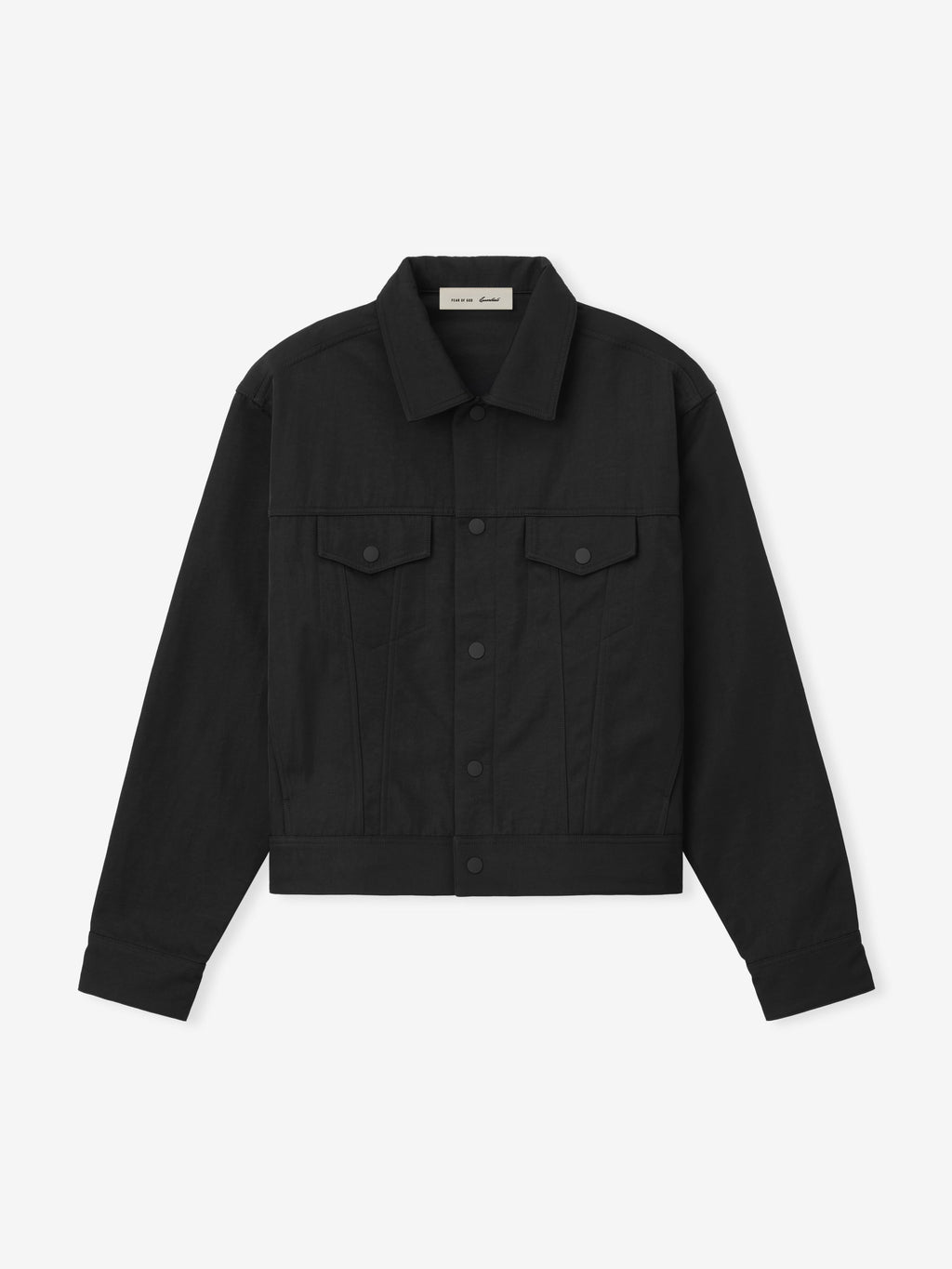 Black jacket on a white background