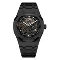 Seiko Mod Royal Seikoak Skeleton Full Black