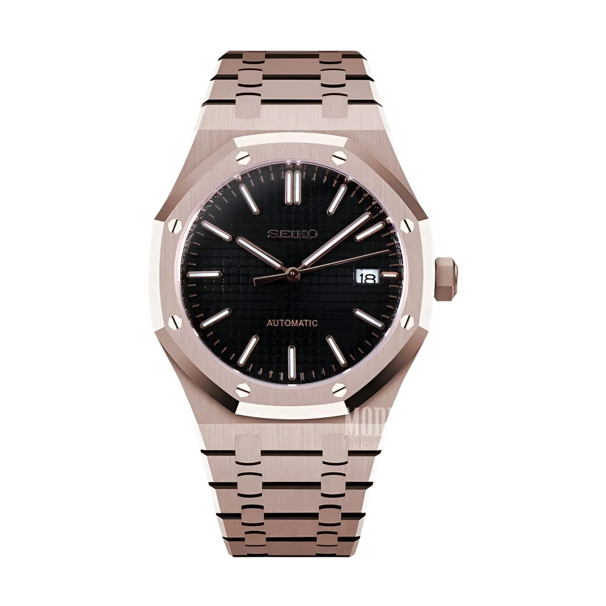 Seiko Mod Royal Seikoak Rose Gold Black