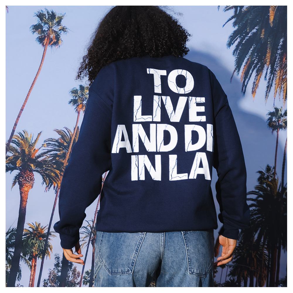 To Live and Die In LA Crewneck Model 6