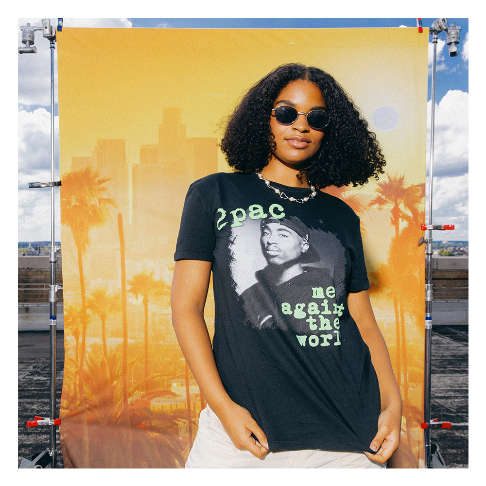 Me Against the World Photo T-Shirt Model 2