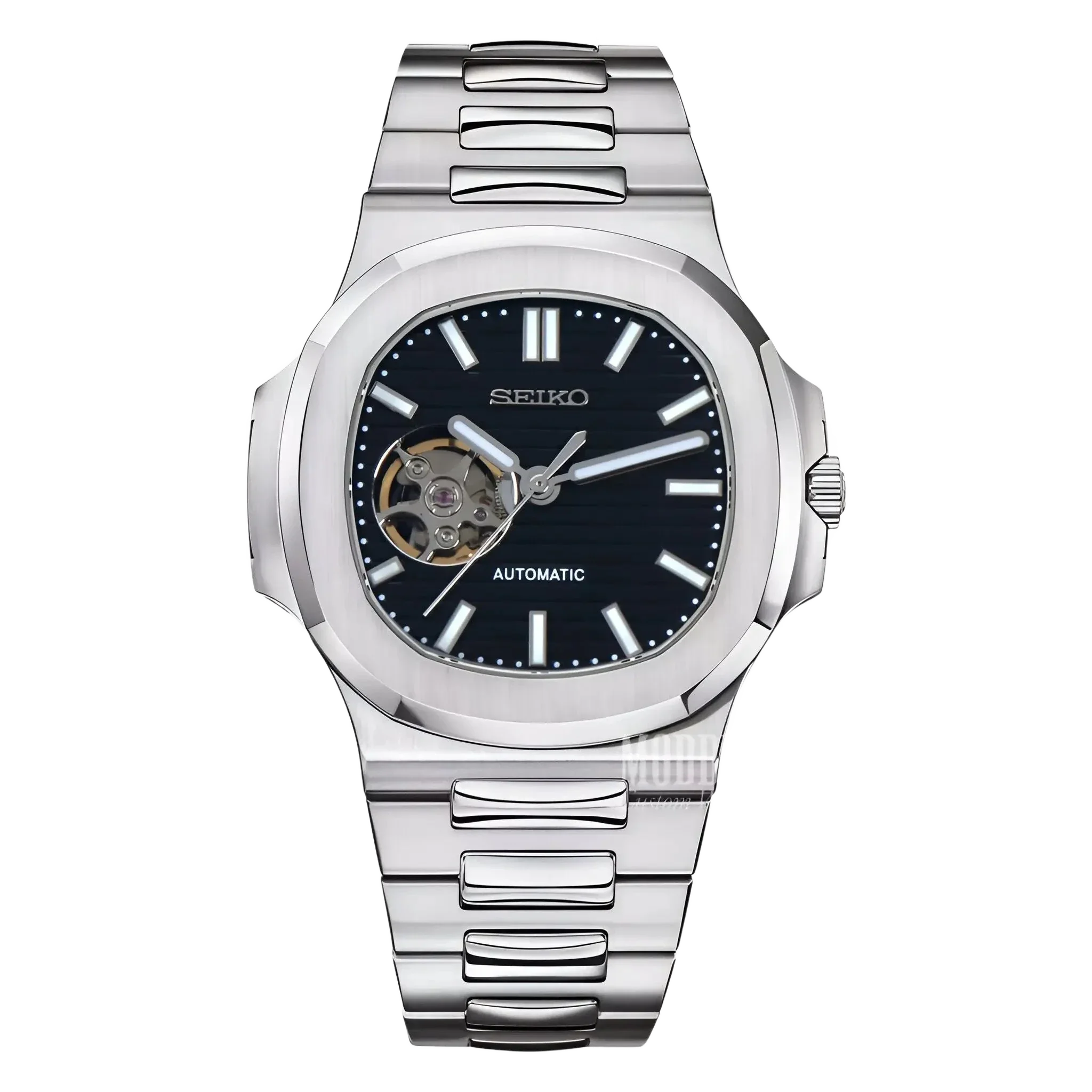 Seiko Mod Black Open Movement