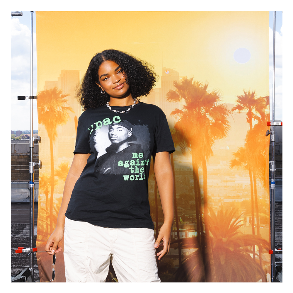 Me Against the World Photo T-Shirt Model 3