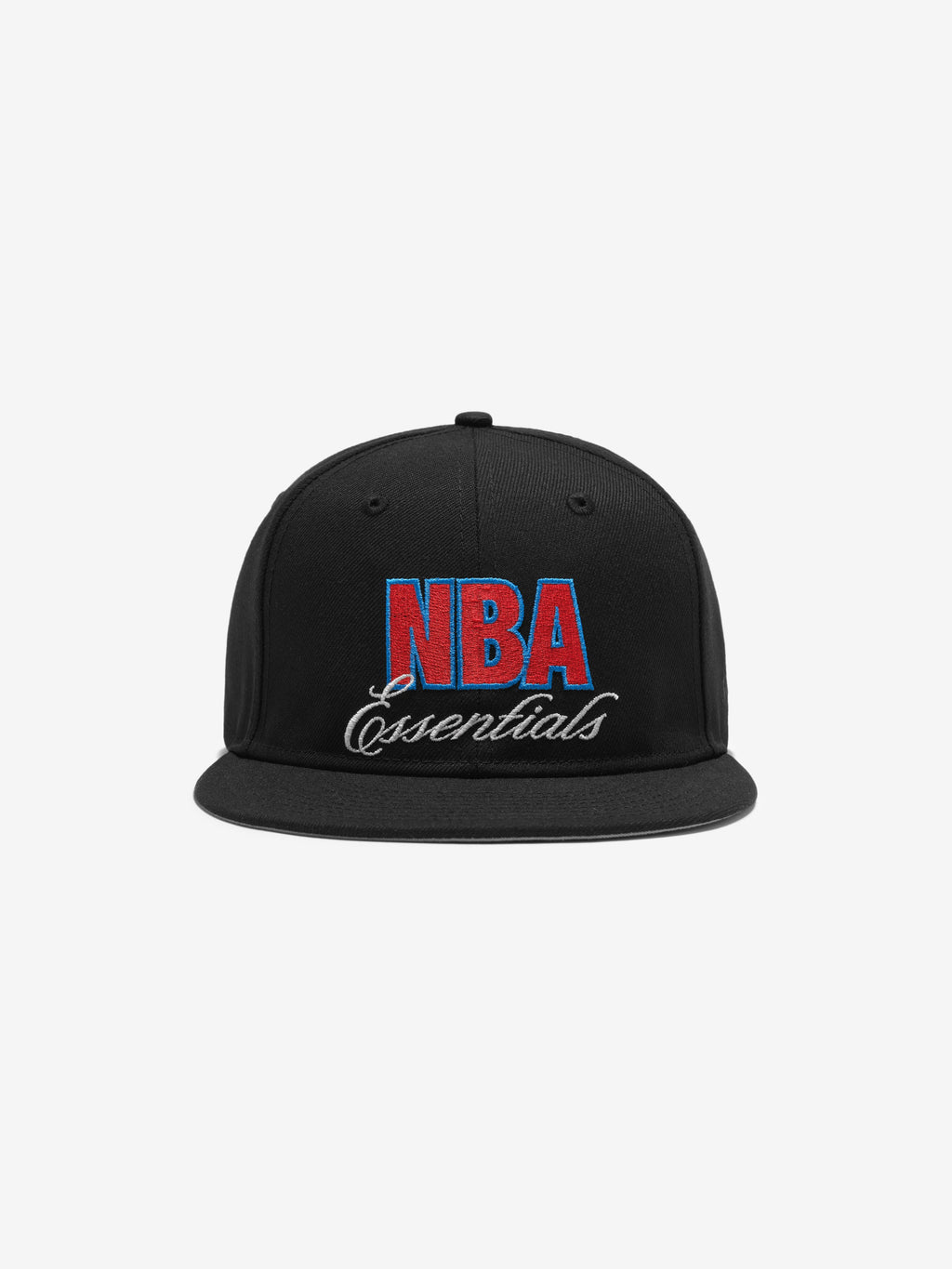 Black cap with NBA Essentials logo on a white background