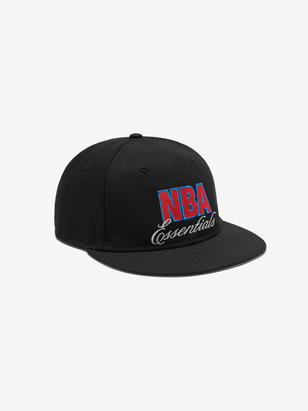 Black cap with NBA Essentials logo on a white background