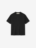 Black t-shirt on a white background