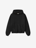 Black hoodie on a white background