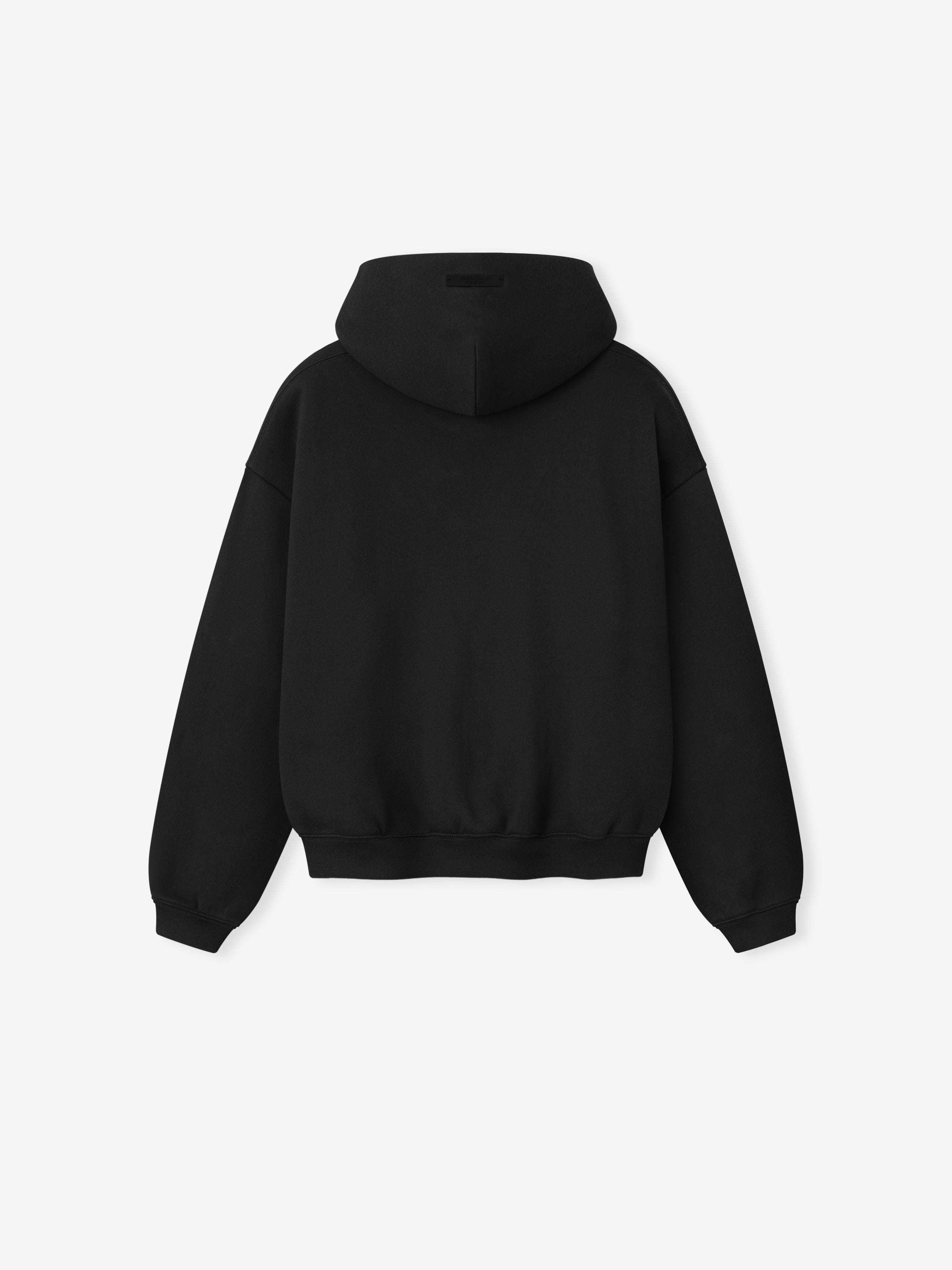 Black hoodie on a white background