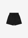 Black shorts on a white background