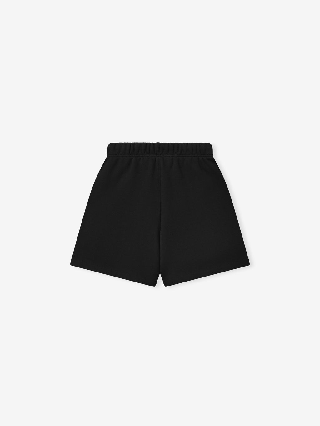 Black shorts on a white background