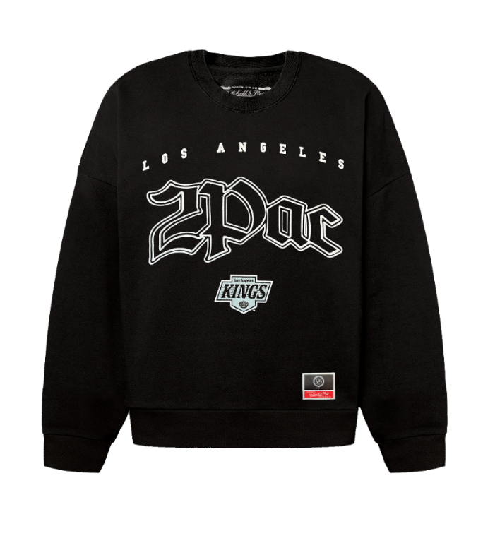 2Pac x LA Kings Mitchell & Ness Crewneck Front