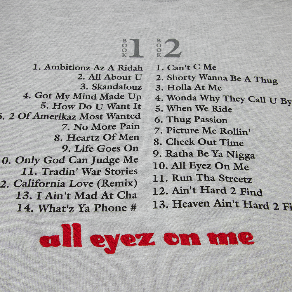 Tracklist Grey Crewneck 6