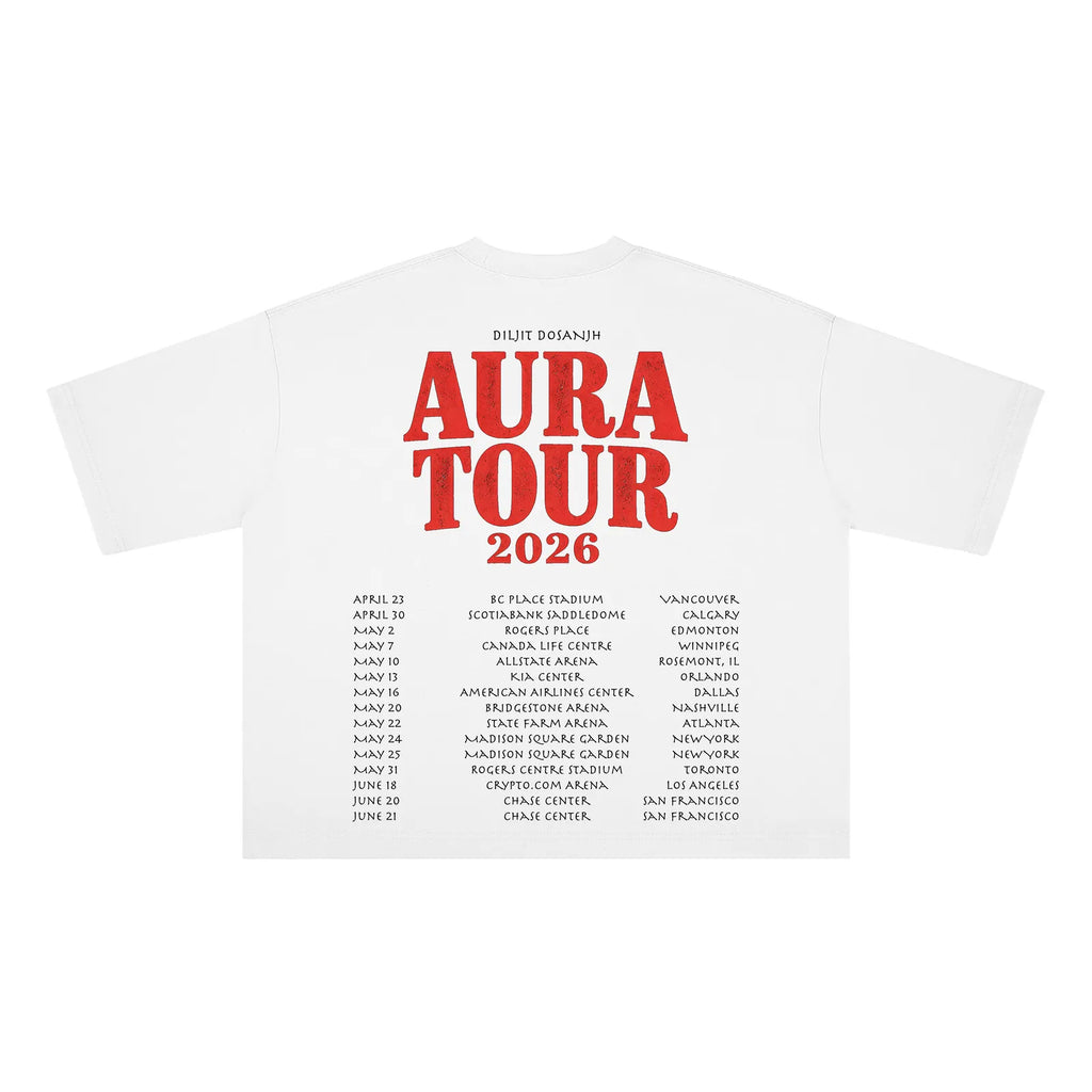 AURA SNIPER DILJIT RIBBED TSHIRT