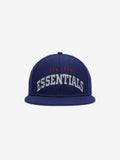 Front view of navy Giants 9Fifty RC Snapback with red New York and curved grey Essentials embroidery, gallery image 0