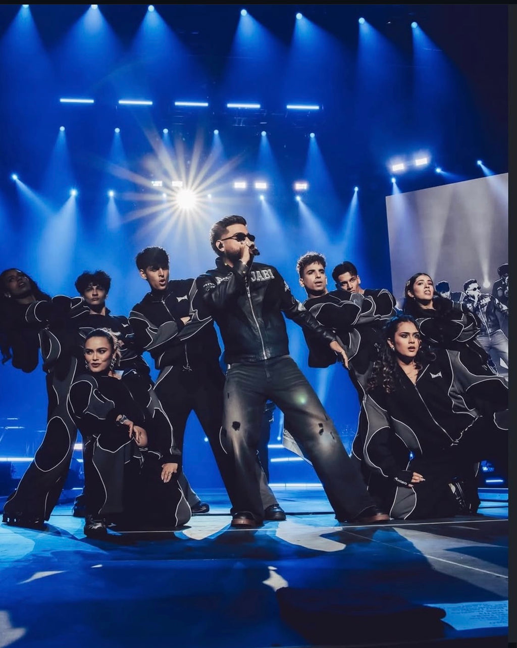 KARAN AUJLA WORLD TAKEOVER LEATHER JACKET