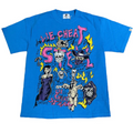 Warren Lotas Lie Cheat Steal Tee Electric Blue