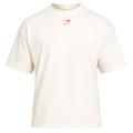 GYMSHARK LIFTING CLUB T-SHIRT EXTREME OVERSIZED FIT WHITE