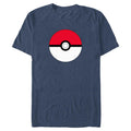 Pokemon Pokeball Basic T-Shirt Navy Htr