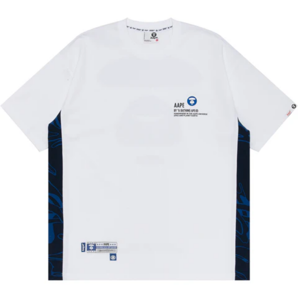 A BATHING APE MOONFACE LOGO TEE