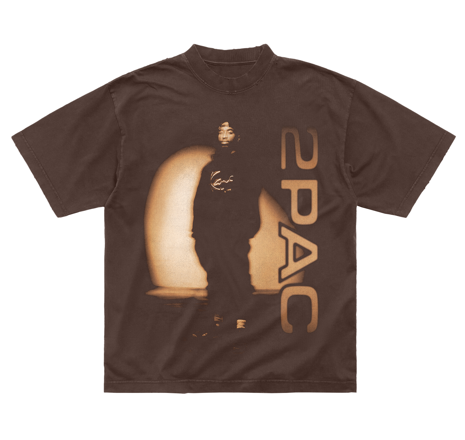 All Out Brown T-Shirt Front